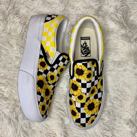 sunflower platform vans